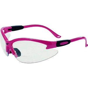 Global Vision Eyewear Cougar Bifocal Safety Motorcycle Glasses with +2.0 Bifocal Clear Lenses - 1 of 4