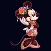 Girl's Disney Floral Minnie T-Shirt - 2 of 4