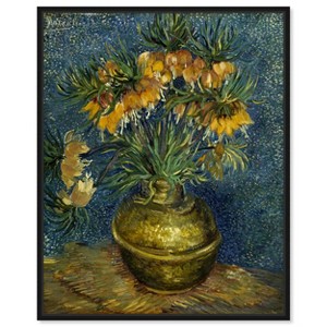 Art Remedy Vincent van Gogh - Imperial Fritillaries Van Gogh Classic Fields and Floral Wall Art Framed - 1 of 4