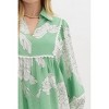Women's Sweet & Scalloped Floral Blouse - entro S - 4 of 4