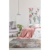 LunaLulinlk Lavender Color Modern, Abstract, Cut Pile 1'10" x 2'6" Rectangle Throw Rug - 2 of 4