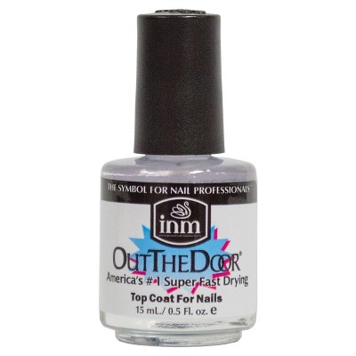 INM Out The Door Super Fast Dry Top Coat - Clear - 0.5 fl oz