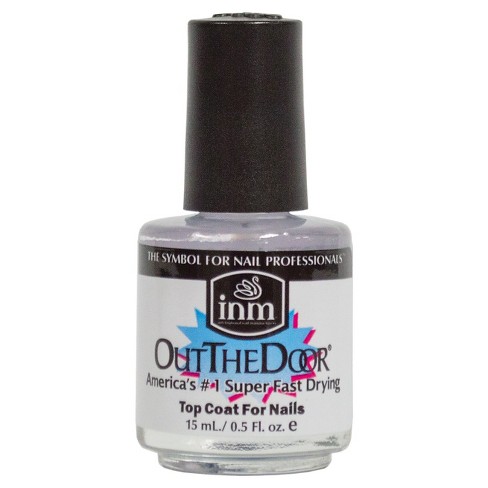 INM Out The Door Super Fast Dry Top Coat - Clear - 0.5 fl oz - image 1 of 4