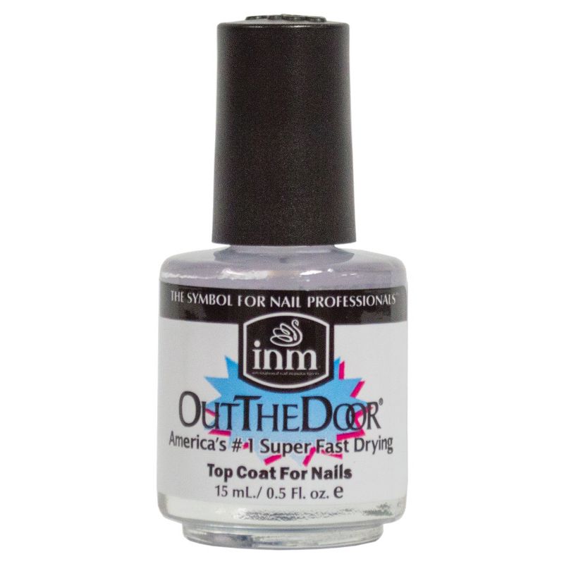 INM Out The Door Super Fast Dry Top Coat - Clear - 0.5 fl oz, 1 of 10