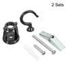 Unique Bargains Zinc Alloy Ceiling Hooks with Mounting Hardware for Hanging Chandelier Plant - 3 of 4
