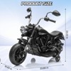 Kids Motorcycle, 3-Wheel Ride on Motorcycle w/Detachable Training Wheels, Reverse, Headlight, Horn, Music, 12V Electric Battery Powered Ride on Toy - 3 of 4