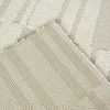 Balta Rugs 5'3"x7' Theron Geometric Lines Premium Shag Kids' Area Rug Cream - 3 of 4