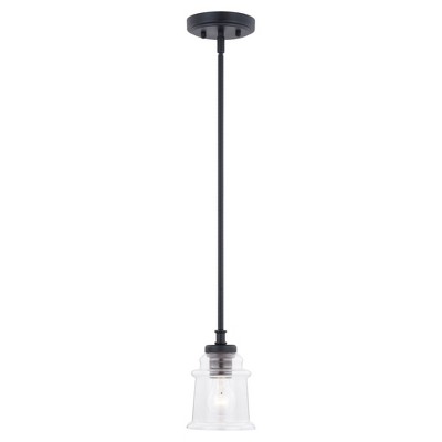Vaxcel Toledo 1 - Light Pendant in  Matte Black