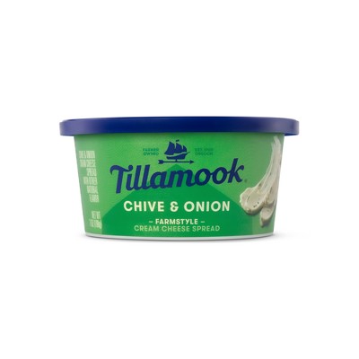 Tillamook Chive & Onion Farmstyle Cream Cheese - 7oz : Target