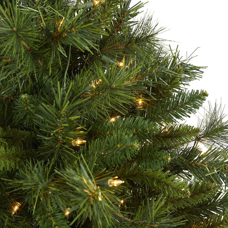 Nearly Natural 3-ft Wyoming Mixed Pine Artificial Christmas Tree with 150 Clear Lights and 270 Bendable Branches, 3 of 8