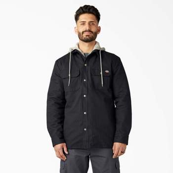 Dickies Relaxed Fit Icon Hooded Duck Quilted Shirt Jacket