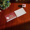Unique Bargains Christmas Greeting Card Paper 5.9" x 4.1" 1 Set - 2 of 4