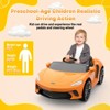 Ride on Car for Kids, 12V Battery Powered Sports Car with 2 Speeds, Parent Control, Sound System, LED Headlights and Hydraulic Doors for 3-8 - 4 of 4