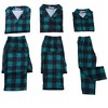 cheibear Christmas Plaid Long Sleeve Tee with Pants Loungewear Family Pajama Sets - 3 of 4