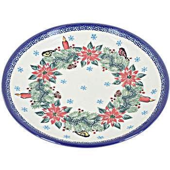 Blue Rose Polish Pottery 1102 Kalich Dessert Plate