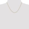 Black Bow Jewelry 1.2mm, 14k Yellow Gold, Solid Link Cable Chain Necklace - 2 of 4
