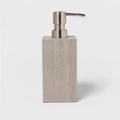 wood soap dispenser