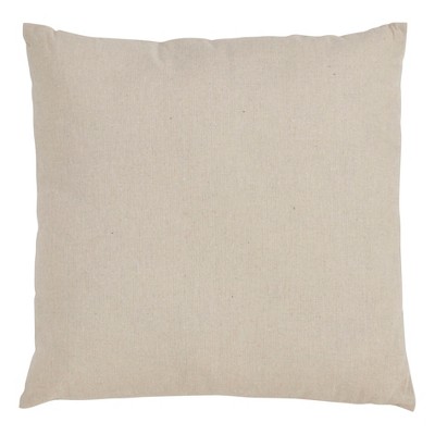 Tropical Floral Multicolor Polyester 18" Square Pillow