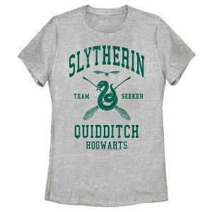 Women's Harry Potter Slytherin Quidditch Team Seeker T-Shirt - 1 of 4