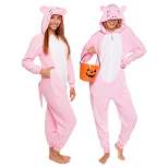 Funziez! Pig Slim Fit Women's Novelty Union Suit Costume for Halloween