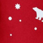 classic red polar bear