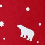 classic red polar bear