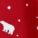 classic red polar bear