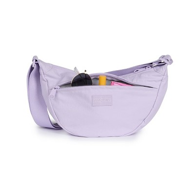 JanSport Unphased Soft Nylon Crossbody Bag - Pastel Lilac for sale