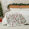 Cozy Bliss Christmas Gnome Throw Blanket – Ultra Soft Fuzzy Blanket for Holiday Home Decor - 3 of 4