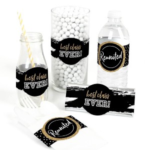 Big Dot of Happiness Reunited - DIY Party Supplies - School Class Reunion Party DIY Wrapper Favors & Decorations - Set of 15 - 1 of 4