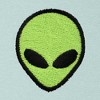 Dalix Alien Embroidered Jogger Pant Soft Fleece Relaxed Fit Lounge Mens - 2 of 4