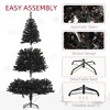 6' Tall Prelit Christmas Tree Douglas Fir Artificial Christmas Tree with Realistic Branches, 250 Warm White LED Lights and 1000 Tips - 4 of 4