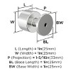 Amerock Balon Round Knob for Cabinets, Drawers, and Furniture - 3 of 4