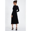 Pleated Yarn Knitted Dress - 2 of 4
