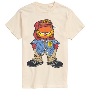 Men's - Garfield - Street Fashion Short Sleeve Graphic T-Shirt - 1 of 3