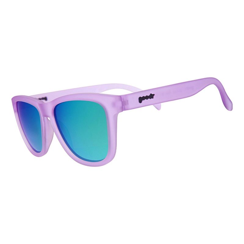 goodr Adult OG Lilac It Like That!!! Plastic Rectangle Sunglasses - Purple