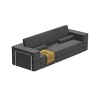 Convertible Cloud Sectional Couch Comfy Corduroy Sectional Sofa Comfy Couch With Deep Seat & High Pillows Easy To Assemble - 2 of 4