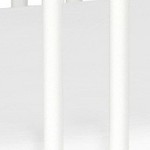 white and natural walnut