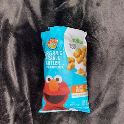 Earth's Best Organic Sesame Street Peanut Butter Puffs - 2.5oz : Target