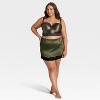 Women's Satin & Lace Lingerie Skirt - Auden™ - 3 of 3
