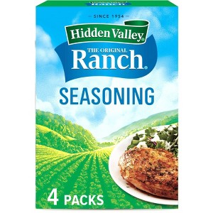 Hidden Valley Original Ranch Salad Dressing & Seasoning Mix - Gluten Free - 4pk - 1 of 4