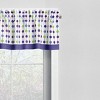 Bacati - Rod Pocket Window Valance Botanical Purple/Multicolor - 3 of 4