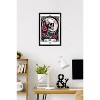 Trends International Tabz Jones - Skull and Roses Tarot Moon Framed Wall Poster Prints - 2 of 4