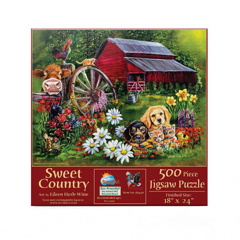 Sunsout Sweet Country 500 pc   Jigsaw Puzzle 60410, 3 of 6