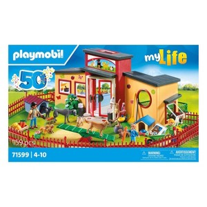 Playmobil Tiny Paws Pet Hotel 71599 Playset 72pcs - 1 of 1