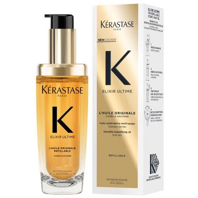 Kerastase Elixir Ultime L'Huile Originale Refillable Hair Oil, 2.53 oz