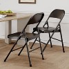 homfan  Meta lFolding Chairs Portable Kitchen Chair Foldable ，350lb Weight - 2 of 4
