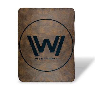 Just Funky Westworld Logo 45 x 60 Inch Throw Stadium Blanket