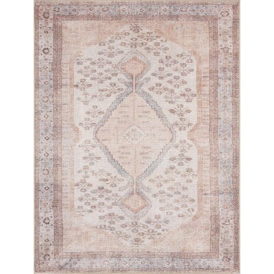 tan, light blue, brown