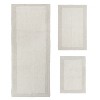 Home Weavers Luxury Collection 100% Cotton Tufted Bathroom Rug Set, Non-Slip Latex Bath Rug Set - 2 of 4